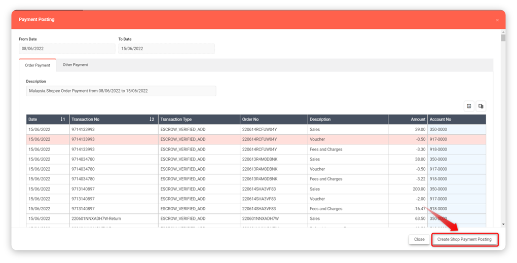 Built-in Report Designer